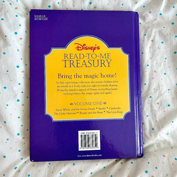 Disney's Read To Me Treasury Volume One Hardcover 2001 - Picture 5 of 8